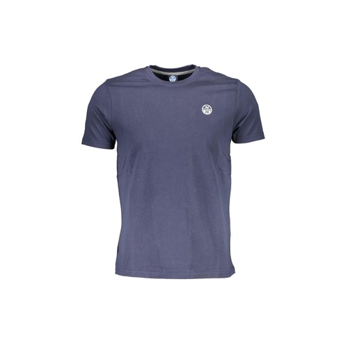 North Sails Men's Blue Cotton Casual Round Neck Tee - XL - Main Image