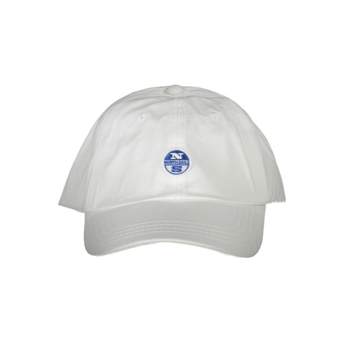 North Sails Men's Elegant White Visor Cap with Logo Detail - One Size - Main Image