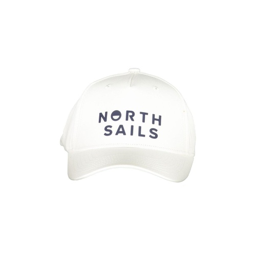 North Sails Men's White Cotton Hats & Cap - One Size - Main Image