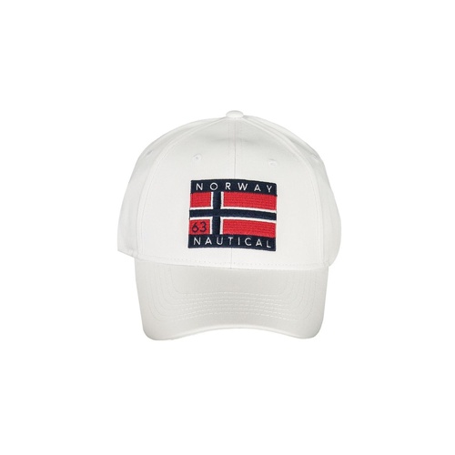 Norway 1963 Men's White Cotton Hats & Cap - One Size - Main Image