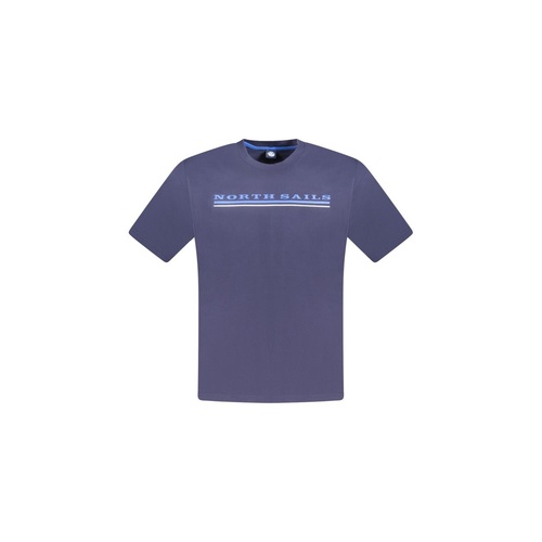 North Sails Men's Blue Cotton T-Shirt - L - Main Image
