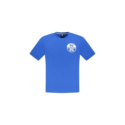 North Sails Men's Blue Cotton T-Shirt - S - Main Image