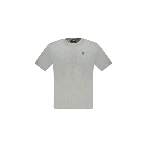 North Sails Men's Gray Cotton T-Shirt - 3XL - Main Image