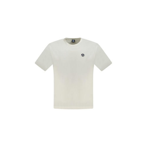 North Sails Men's White Cotton T-Shirt - M - Main Image