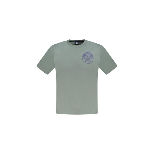 North Sails Men's Green Cotton T-Shirt - S - Main Image