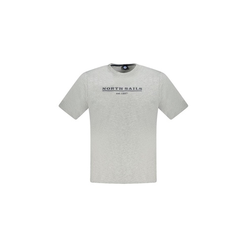 North Sails Men's Gray Cotton  T-Shirt - XL - Main Image