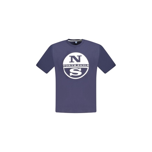 North Sails Men's Blue Cotton T-Shirt - XL - Main Image