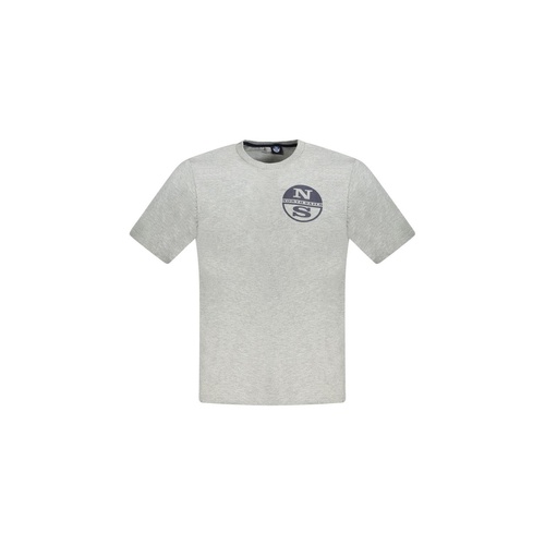 North Sails Men's Gray Cotton T-Shirt - 3XL - Main Image