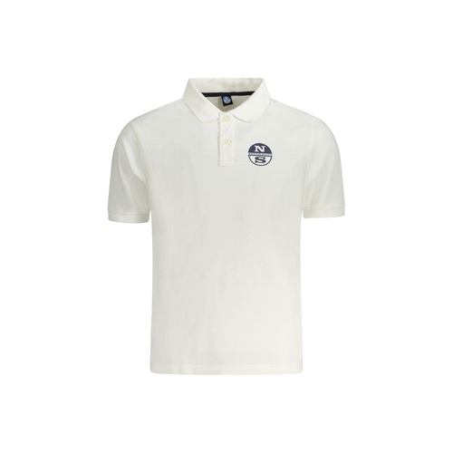 North Sails Men's White Cotton Polo Shirt - 2XL - Main Image