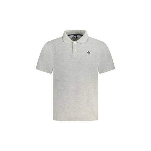 North Sails Men's Gray Cotton Polo Shirt - 3XL - Main Image