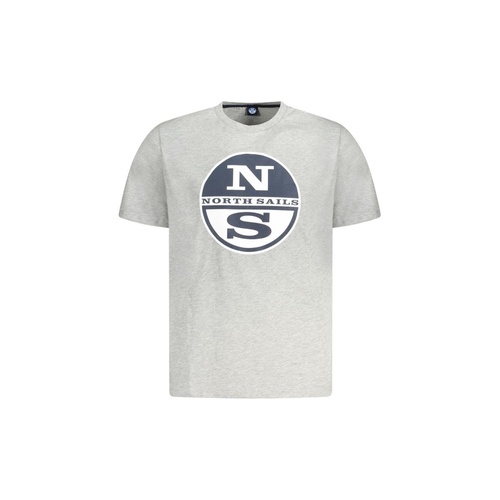North Sails Men's Gray Cotton  T-Shirt - S - Main Image