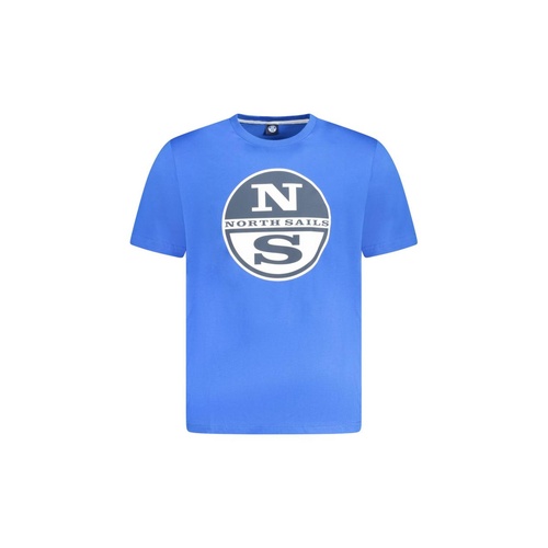 North Sails Men's Blue Cotton T-Shirt - 2XL - Main Image