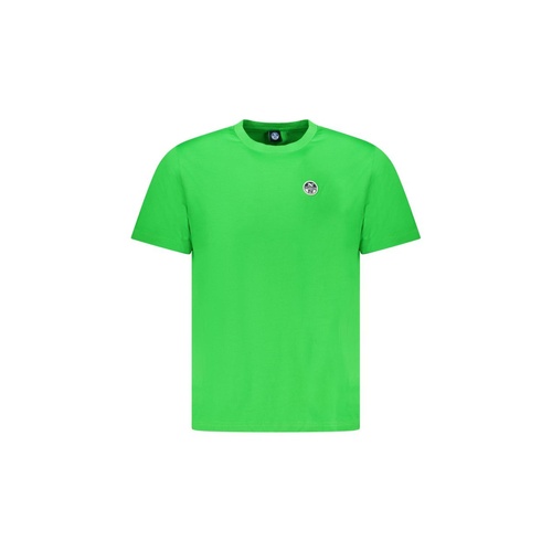 North Sails Men's Green Cotton T-Shirt - L - Main Image