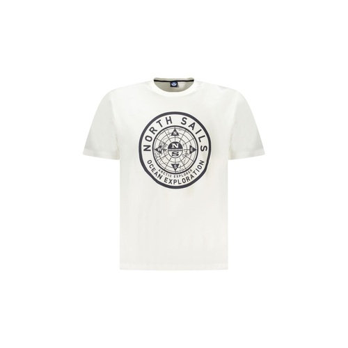 North Sails Men's White Cotton T-Shirt - 2XL - Main Image