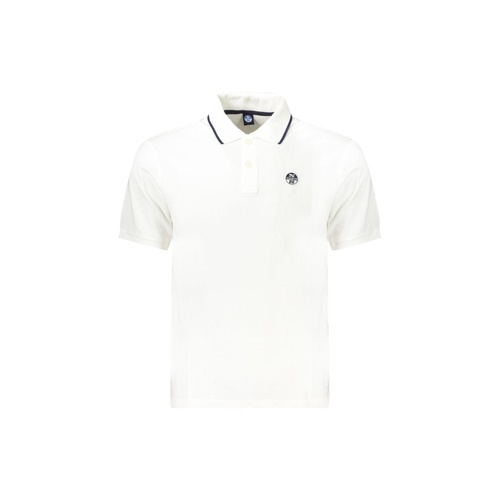 North Sails Men's White Cotton Polo Shirt - L - Main Image