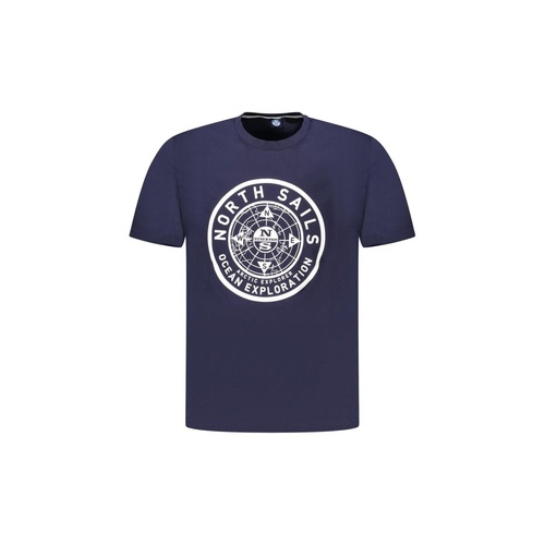 North Sails Men's Blue Cotton T-Shirt - 3XL - Main Image