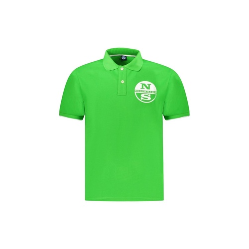 North Sails Men's Green Cotton Polo Shirt - 3XL - Main Image