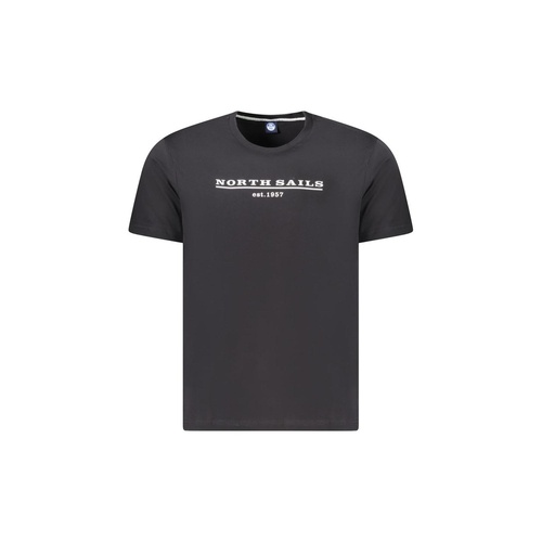 North Sails Men's Black Cotton T-Shirt - M - Main Image