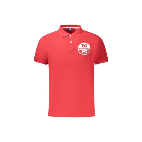 North Sails Men's Red Cotton Polo Shirt - 3XL - Main Image