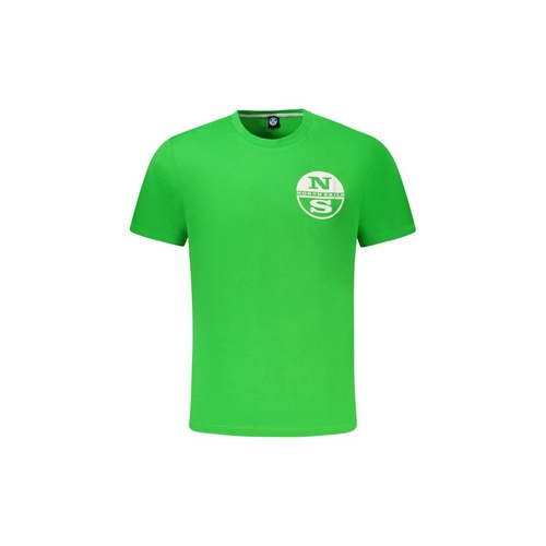 North Sails Men's Green Cotton T-Shirt - L - Main Image
