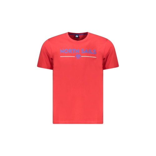 North Sails Men's Red Cotton T-Shirt - S - Main Image