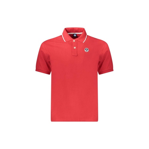 North Sails Men's Red Cotton Polo Shirt - S - Main Image