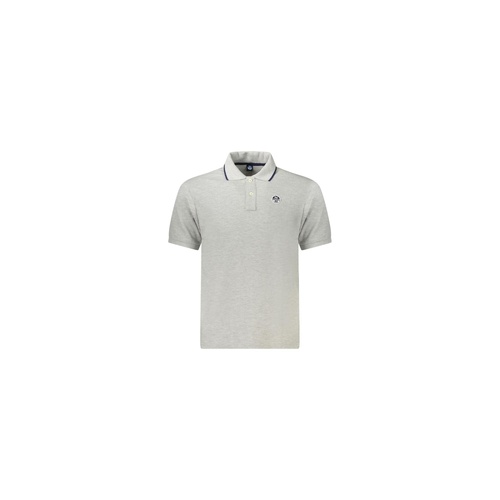 North Sails Men's Gray Cotton Polo Shirt - L - Main Image
