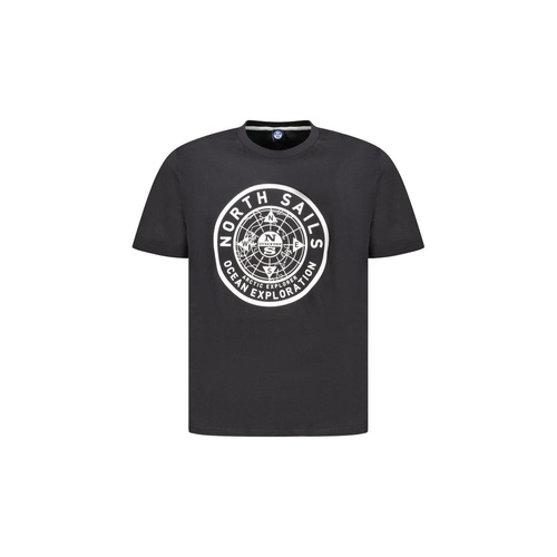 North Sails Men's Black Cotton T-Shirt - 3XL - Main Image