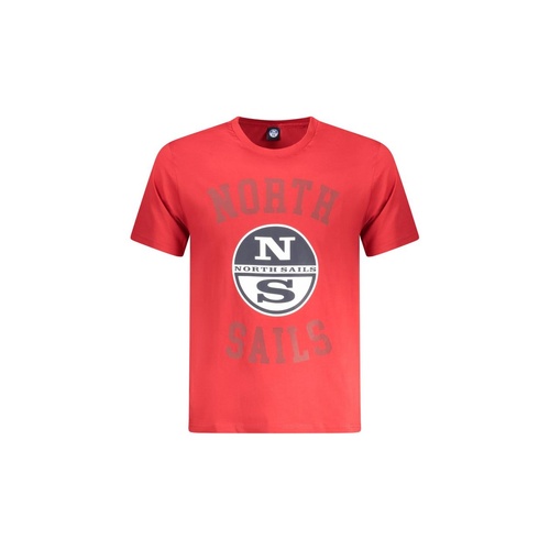 North Sails Men's Red Cotton T-Shirt - 3XL - Main Image