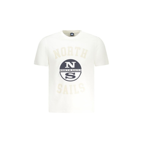 North Sails Men's White Cotton T-Shirt - S - Main Image