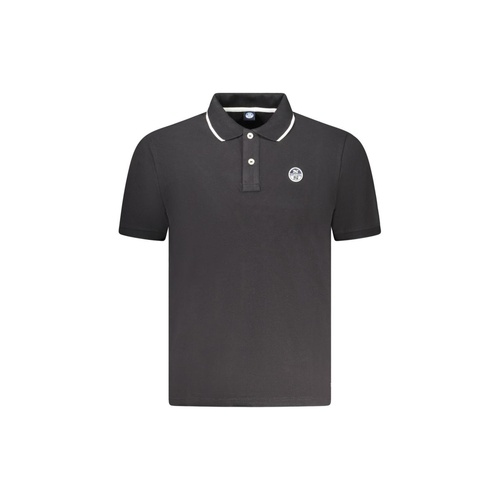 North Sails Men's Black Cotton Polo Shirt - M - Main Image