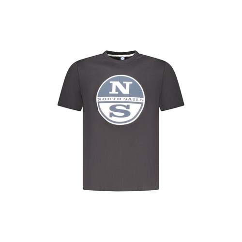 North Sails Men's Black Cotton T-Shirt - L - Main Image