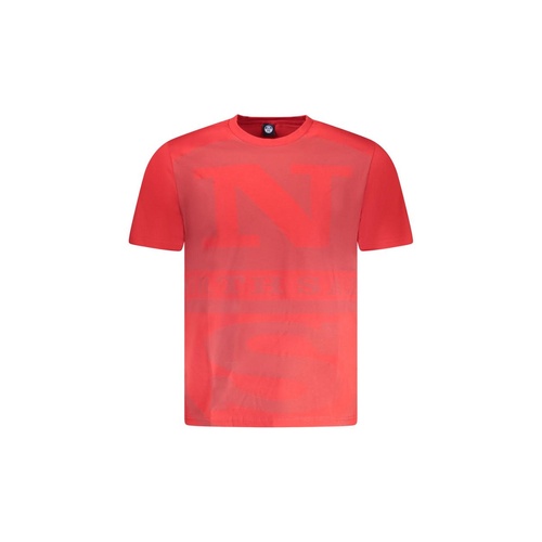 North Sails Men's Red Cotton T-Shirt - M - Main Image