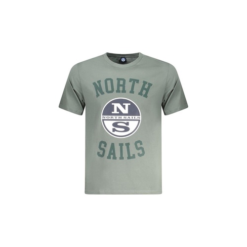North Sails Men's Green Cotton T-Shirt - 2XL - Main Image