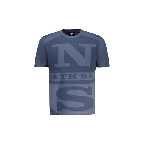 North Sails Men's Blue Cotton T-Shirt - S - Main Image