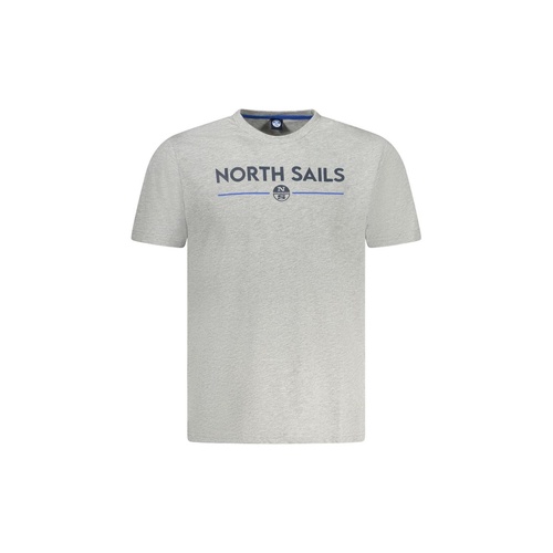 North Sails Men's Gray Cotton T-Shirt - 3XL - Main Image