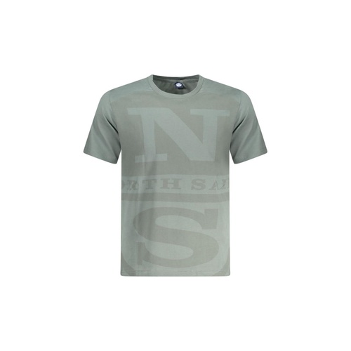 North Sails Men's Green Cotton T-Shirt - S - Main Image