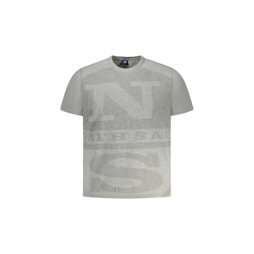 North Sails Men's Gray Cotton T-Shirt - 2XL - Main Image