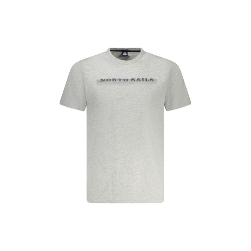North Sails Men's Gray Cotton  T-Shirt - XL - Main Image