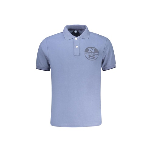 North Sails Men's Blue Cotton  Polo Shirt - 2XL - Main Image