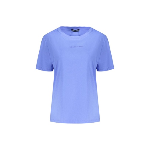 North Sails Women's Blue Cotton Tops & T-Shirt - S - Main Image