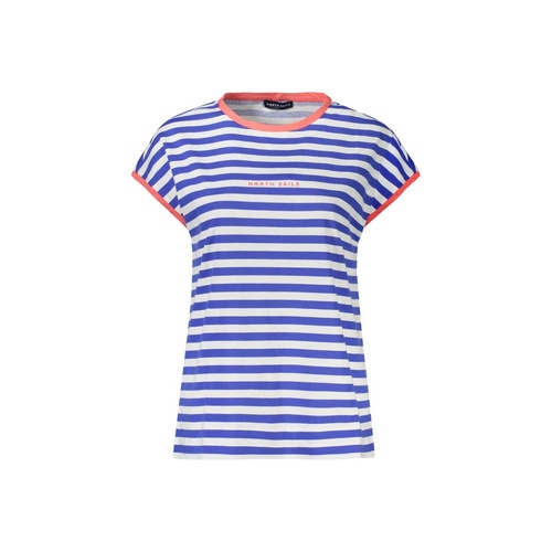 North Sails Women's Blue Cotton Tops & T-Shirt - S - Main Image