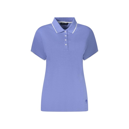 North Sails Women's Blue Cotton  Polo Shirt - L - Main Image