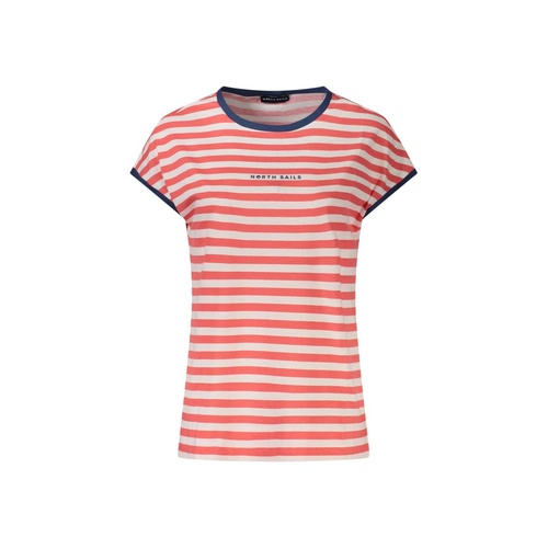 North Sails Women's Red Cotton Tops & T-Shirt - XS - Main Image