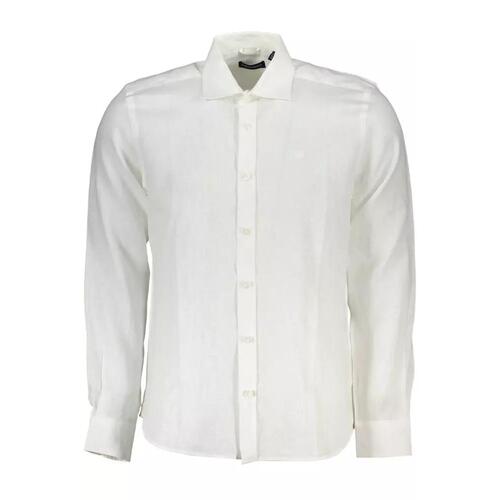 North Sails Men's White Linen Shirt - L - Main Image