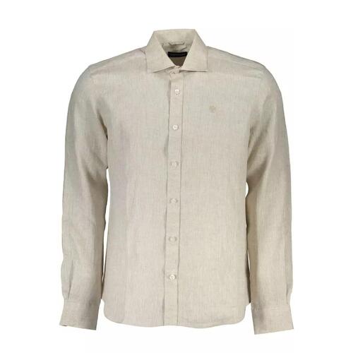North Sails Men's Beige Linen Shirt - L - Main Image