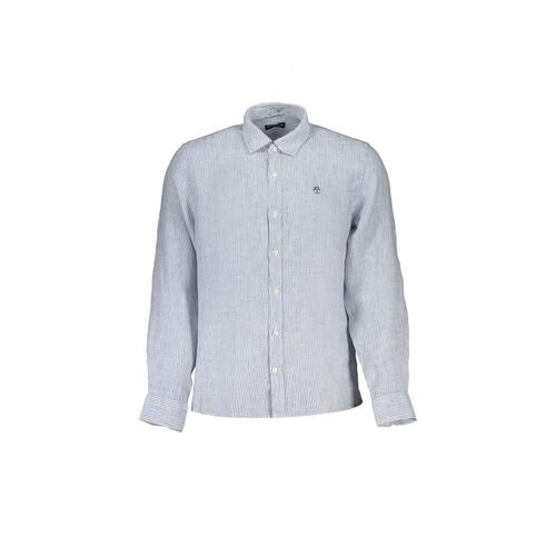 North Sails Men's Blue Linen Shirt - 2XL - Main Image