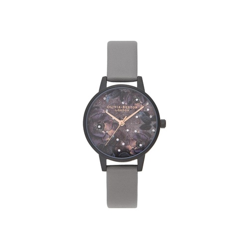Olivia Burton Women's Gray Synthetic Leather Watch - One Size - Main Image