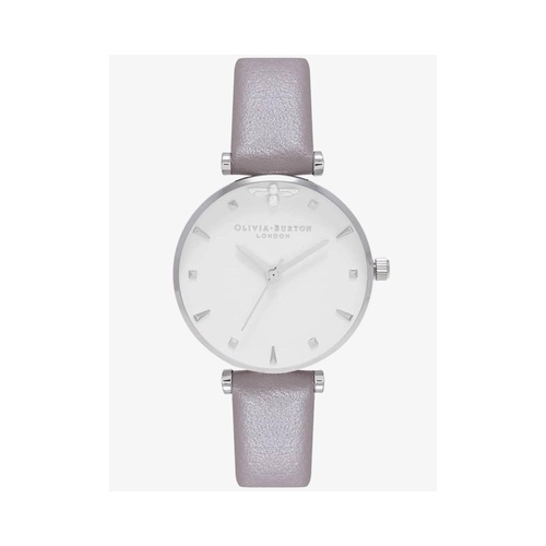 Olivia Burton Women's Gray Synthetic Leather Watch - One Size - Main Image