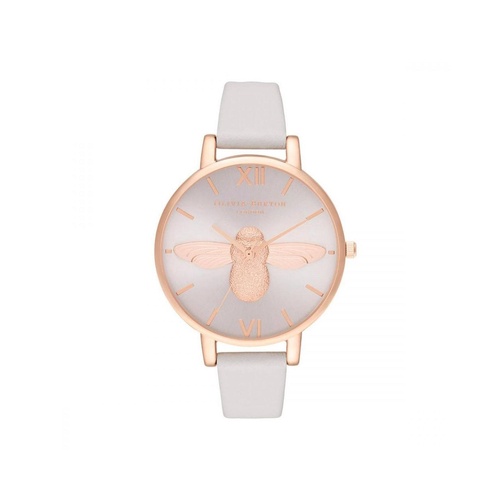 Olivia Burton Women's Beige Synthetic Leather Watch - One Size - Main Image